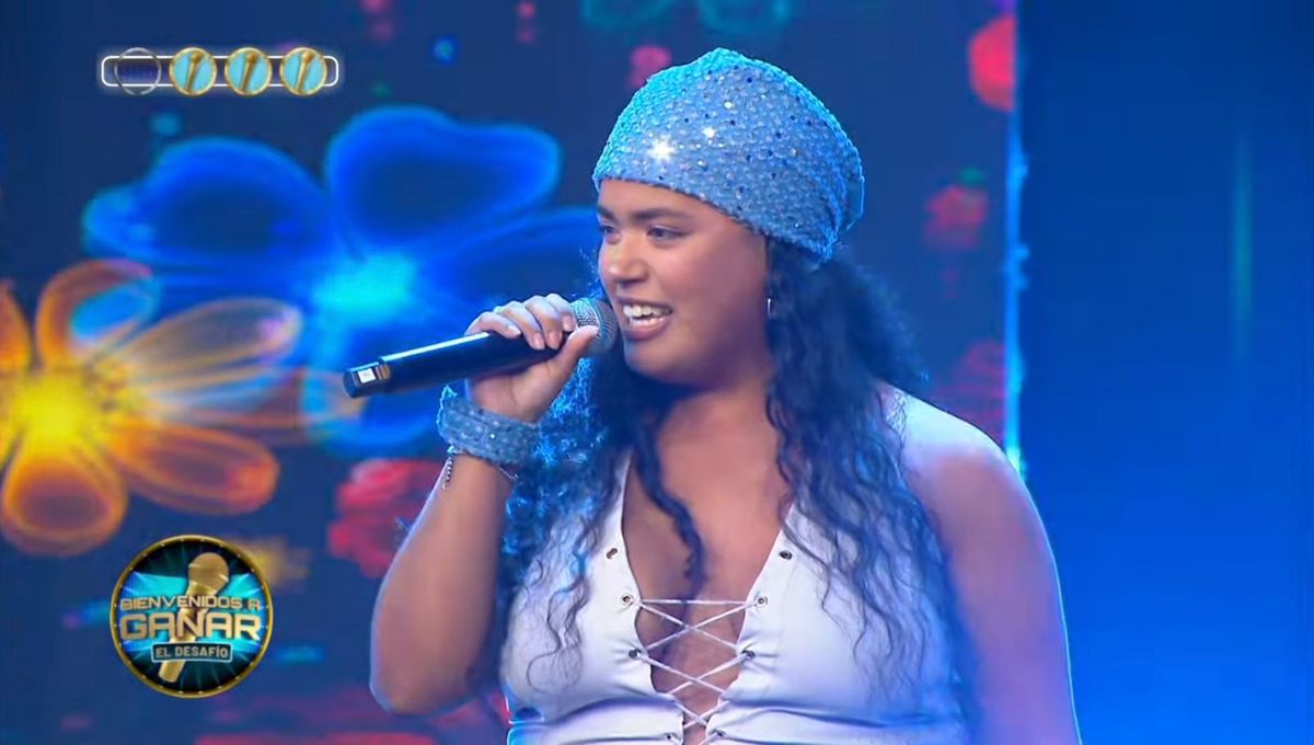 La vecina de Temperley cantó en el programa 