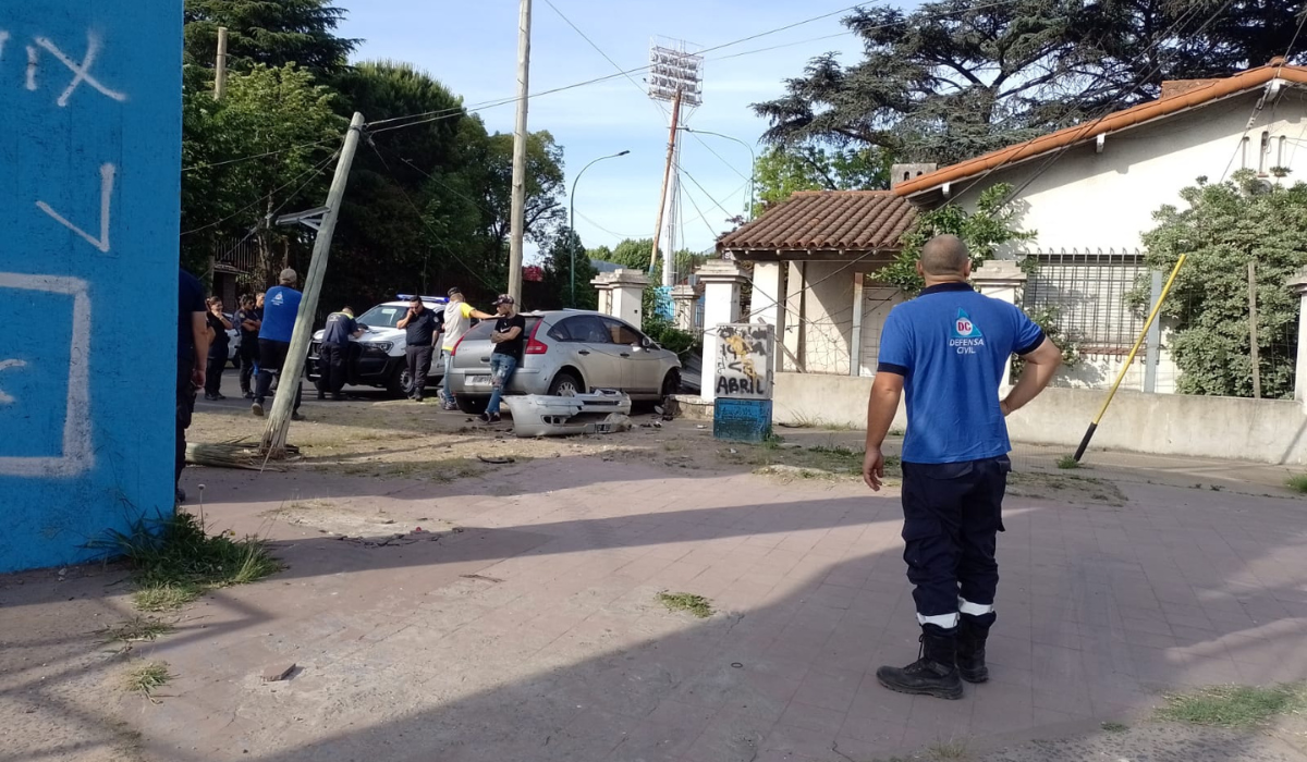 El accidente del domingo en Temperley