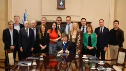 milei reunio al nuevo gabinete en casa rosada