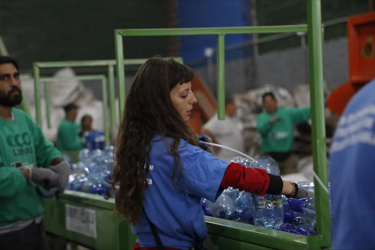 Así funciona la nueva planta de reciclaje Nodo Sur en Lomas de Zamora.