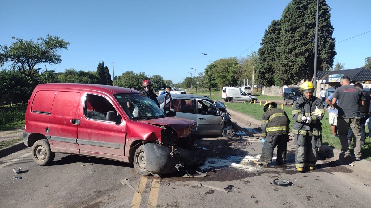Fuerte choque en la Ruta 16.