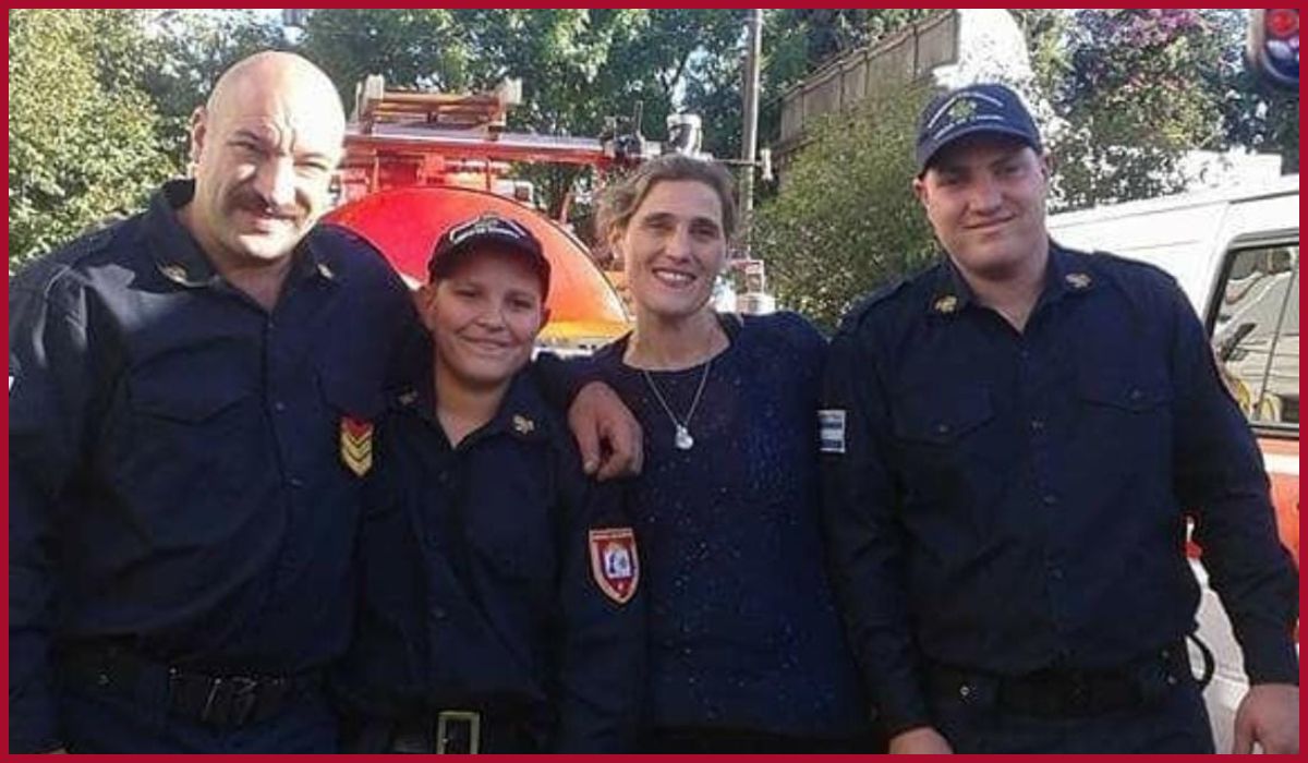 Día del Bombero Voluntario: la tradición bomberil de una familia de Lomas.