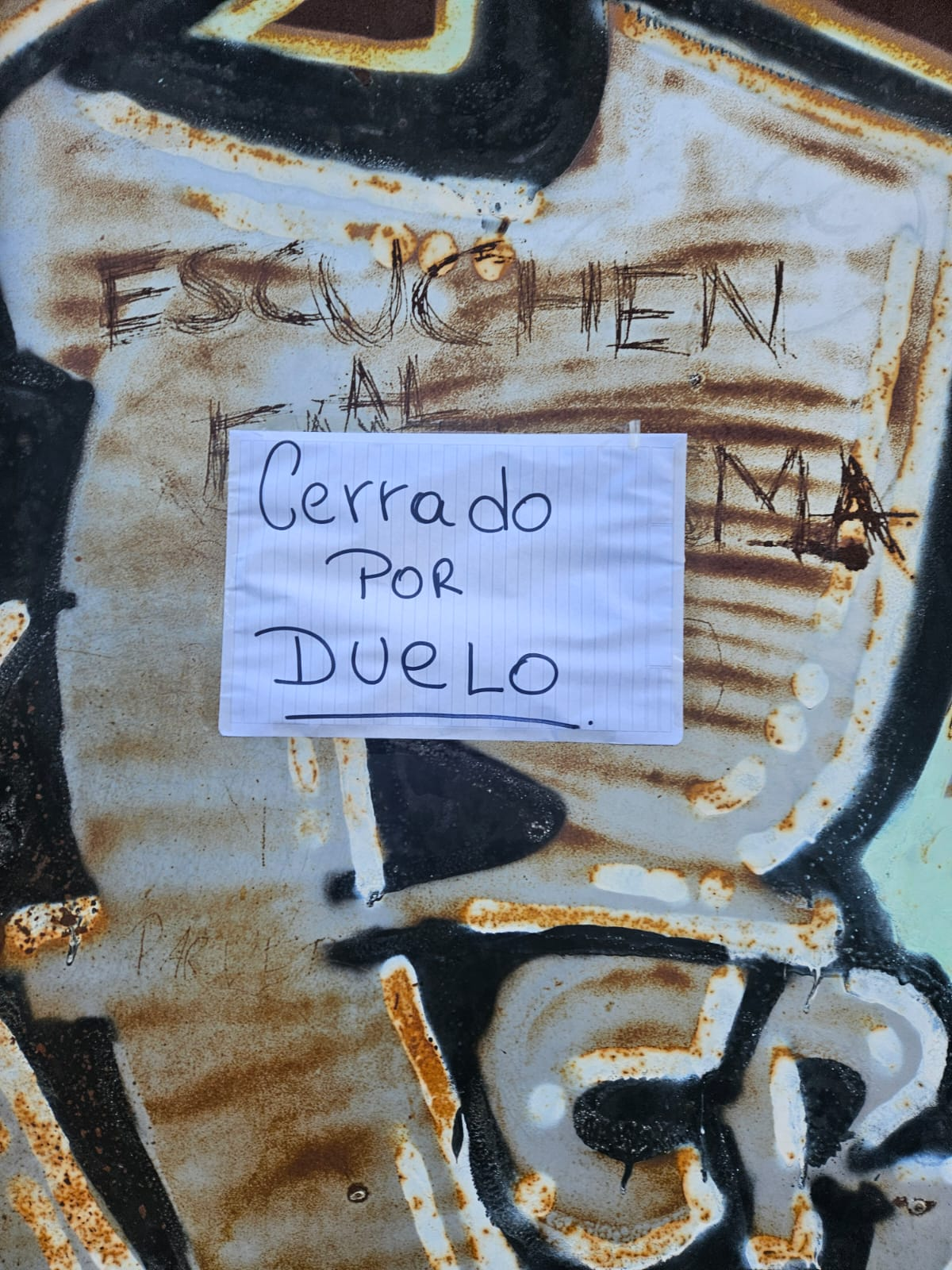Este jueves las canchas se encuentran cerradas por duelo.
