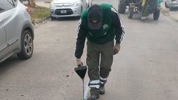 monte grande: continuan las tareas de tomado de juntas en calles