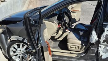 Choque en Luis Guillón: un hombre fue trasladado al hospital