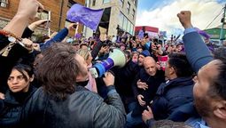 milei suspendio un acto en ushuaia ante protestas de la uom y el kirchnerismo
