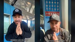 Viral: un español viajó por primera vez en tren en el conurbano y quedó sorprendido