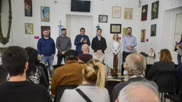 El intendente de San Vicente, Nicolás Mantegazza, participó del evento de ANSES. 