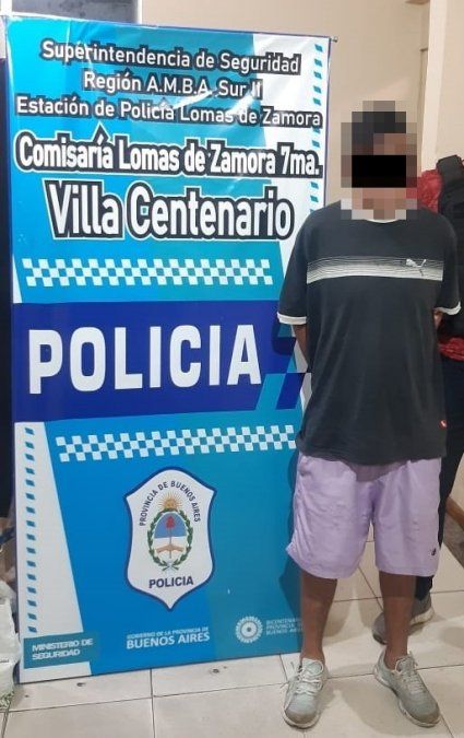El sospechoso detenido por el femicidio en Villa Centenario.