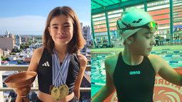 emilia, nadadora de san vicente de 10 anos, convocada a la seleccion: quiero ser olimpica