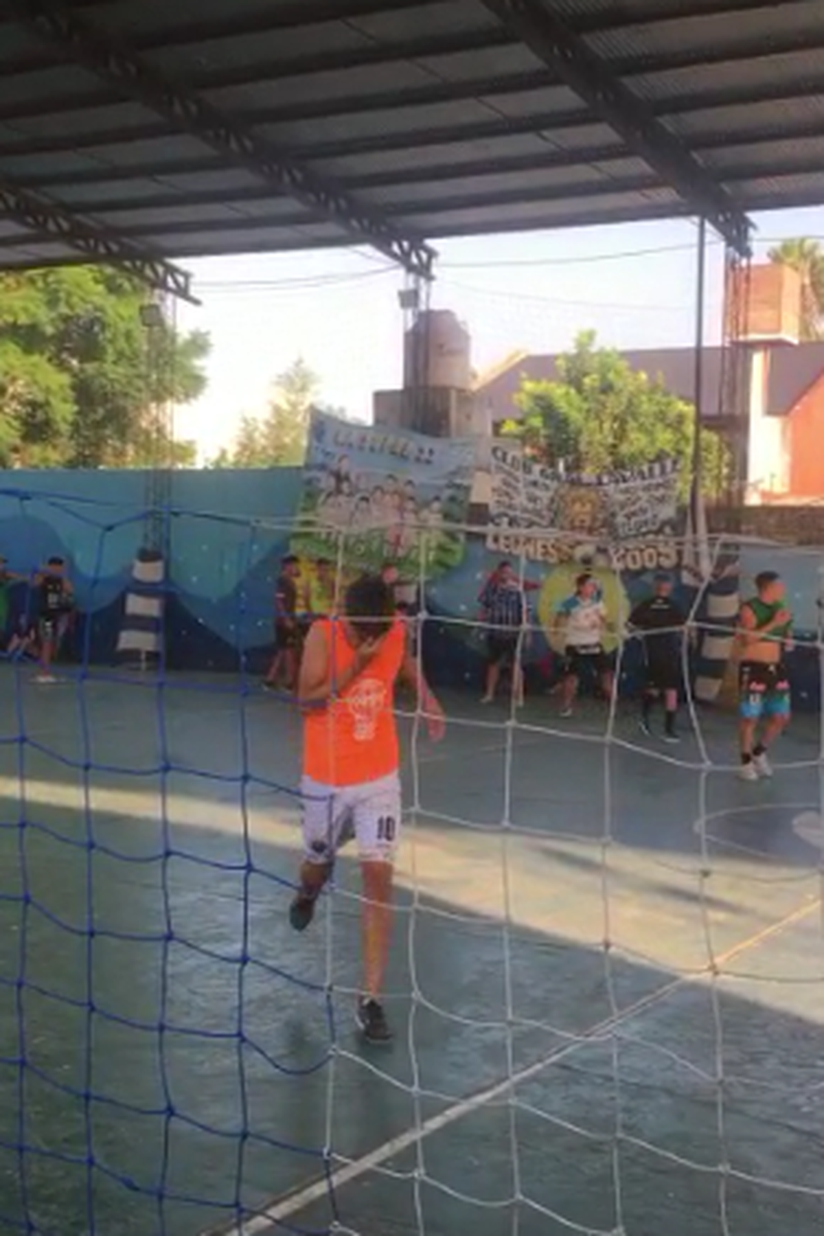 El momento del incidente. 