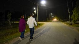 Colocaron nuevas luces LED en Alejandro Korn: tres barrios quedaron totalmente cubiertos