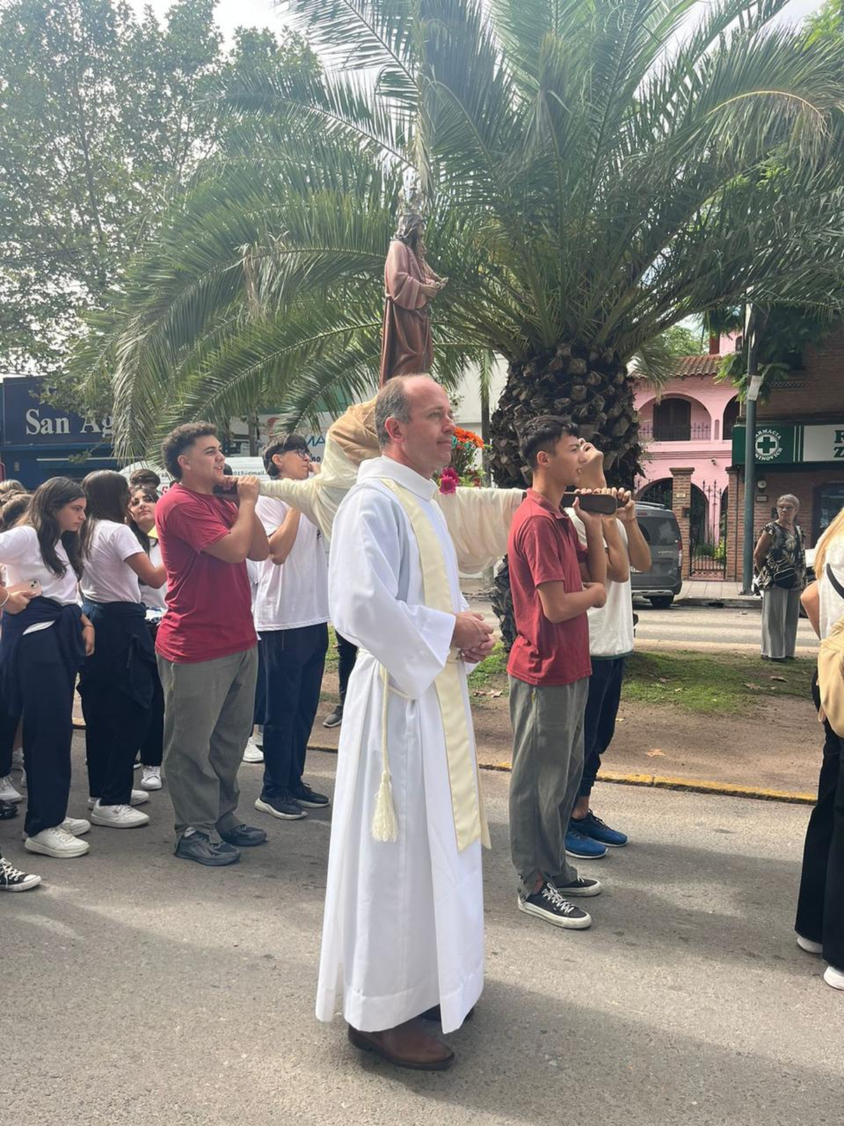 En el Día de San José, en San Vicente se llevó adelante una jornada especial que contó con una misa y una procesión.