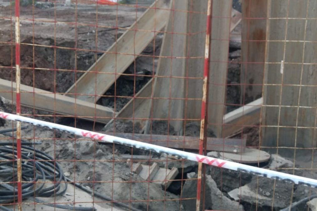 Asi se encontraba la calle Marcos de Avellaneda en Lanús Oeste.