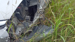 jubilado de banfield choco contra un camion sobre la ruta 9 en tucuman