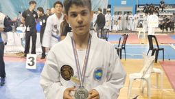 san vicente: un joven de 16 anos se destaco en el sudamericano de taekwondo