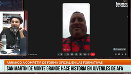 san martin de monte grande debuto en juveniles de afa y palpita debut en casa: alentar al club del barrio