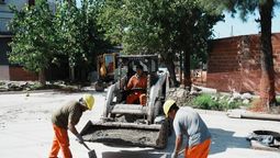 lomas: termino una obra para evitar anegamientos en lamadrid