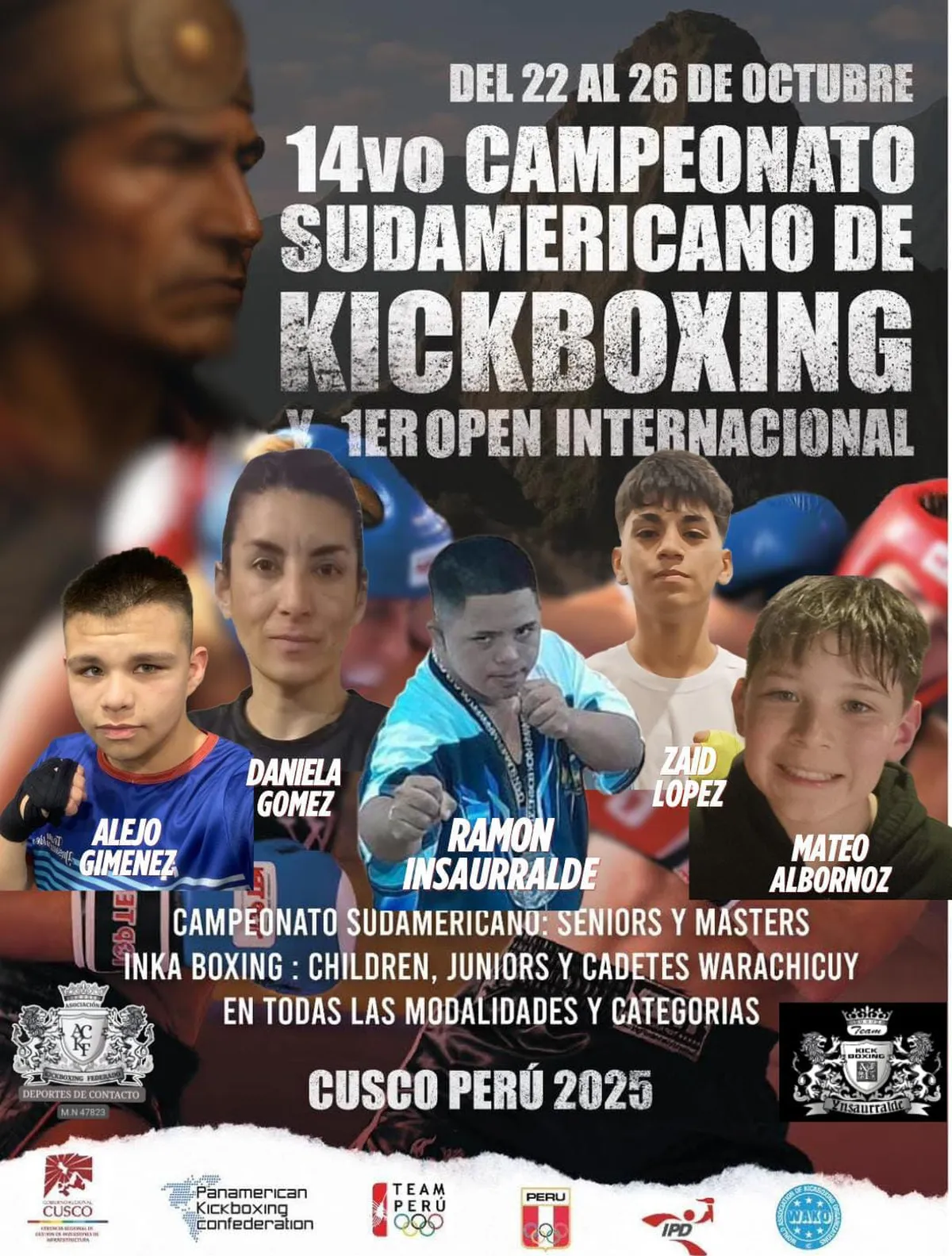 El campeonato de kickboxing que se celebrará en Perú. El campeonato de kickboxing que se celebrará en Perú.
