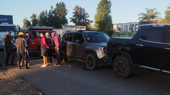 Triple choque sobre la Ruta 16 en Longchamps: dos heridos