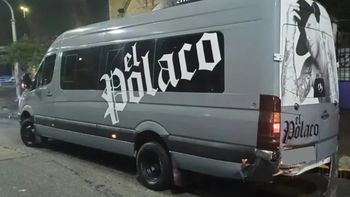 La camioneta de El Polaco protagonizó un accidente sobre la avenida Hipólito Yrigoyen