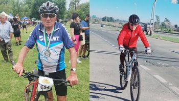 La historia de Toti, vecino de 93 años de Almirante Brown que es ciclista y recorre 200 km por semana