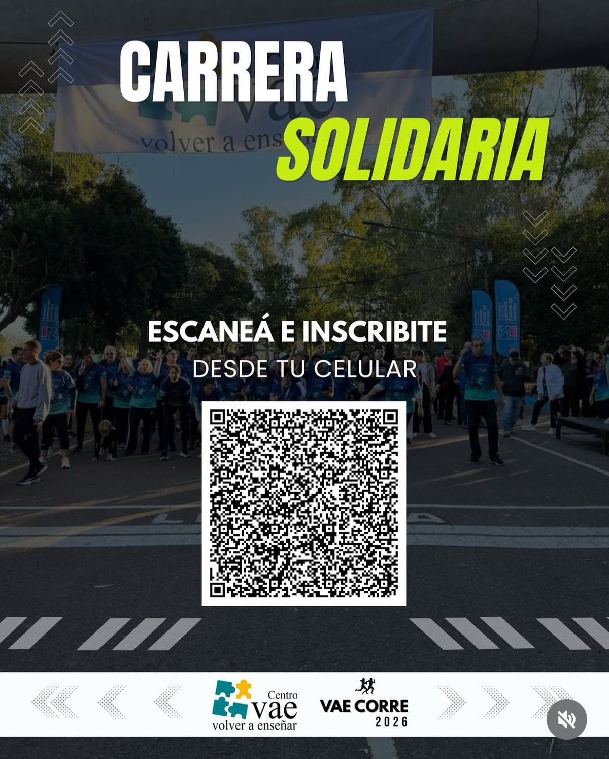 La carrera solidaria del Centro de Día VAE se realizará en el Parque Municipal de Lomas de Zamora, con propuestas abiertas a toda la comunidad para acompañar a la institución.