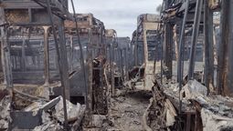 el incendio en la terminal de colectivos fue intencional: hay seis detenidos