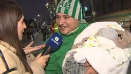 llevo a su hijo de 11 dias a la cancha de banfield y se hizo viral: apoyo y criticas en las redes