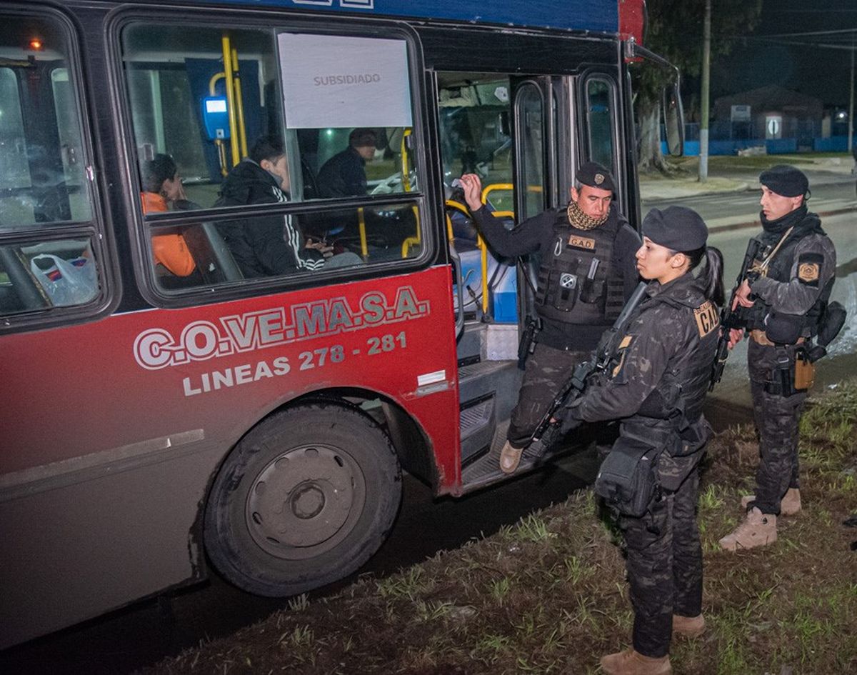 Los controles se realizaron en diferentes líneas de colectivos. Los controles se realizaron en diferentes líneas de colectivos. 