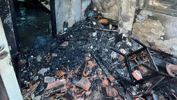 incendio en burzaco: una vivienda sufrio serios danos