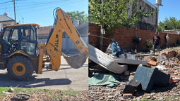 Lomas: destruyeron un búnker de droga que allanó la Policía