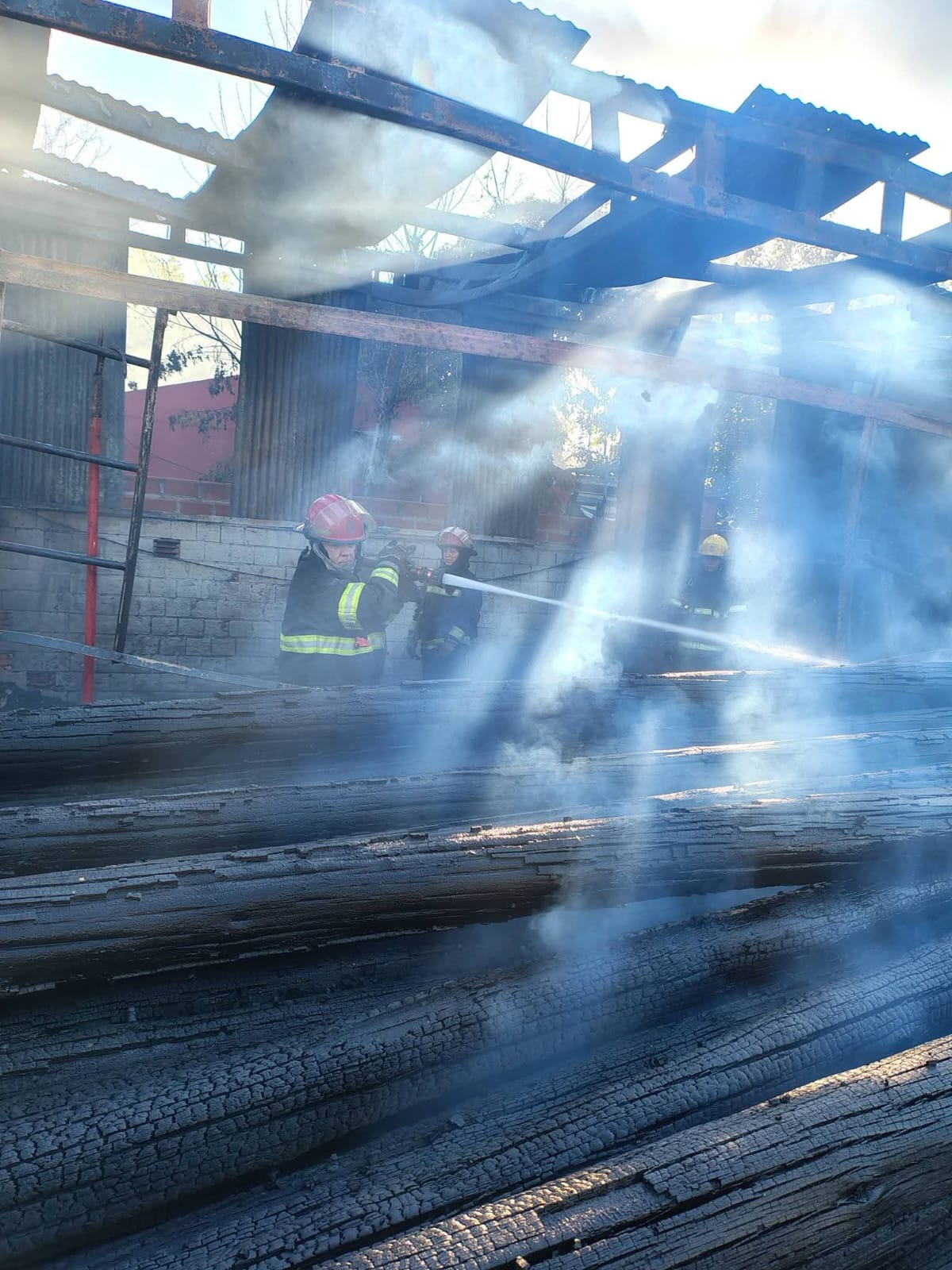 Bomberos Voluntarios de Almirante Brown controlaron la situaci&oacute;n.