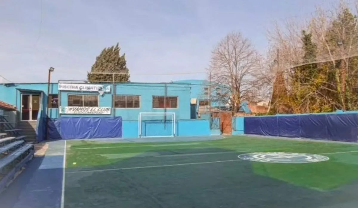 De esta manera se encontraba antes la cancha de El Fog&oacute;n.