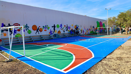 luis guillon: inauguraron las obras de remodelacion de la plaza bellas artes