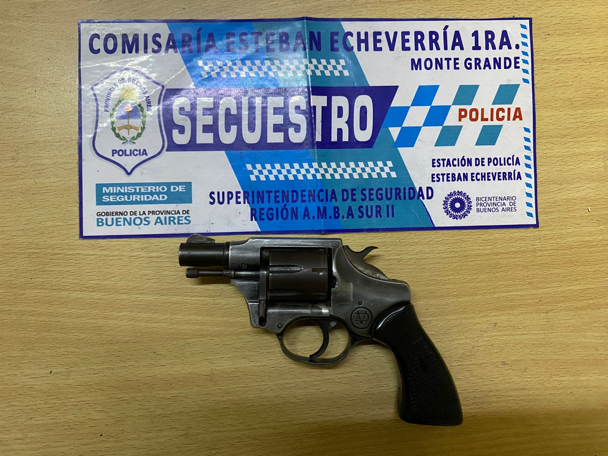 El arma que utilizó es un revólver calibre 32.