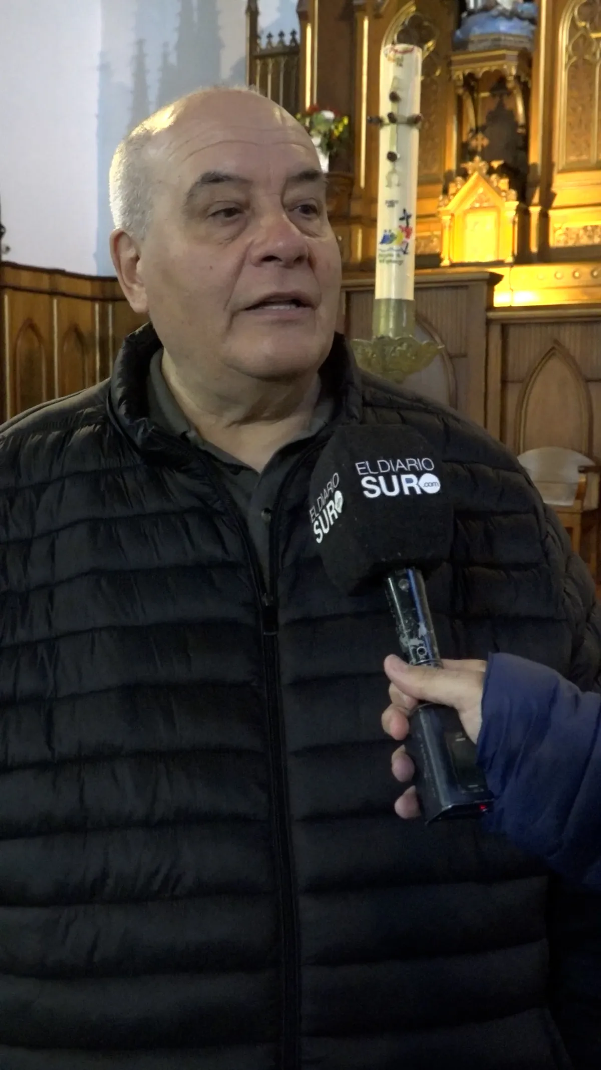 El padre Waldo Br&iacute;tez, p&aacute;rroco de Inmaculada Concepci&oacute;n de Monte Grande, habl&oacute; sobre el D&iacute;a de Reyes.