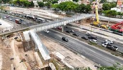la autopista dellepiane reabrio antes de lo previsto y el transito ya se normalizo