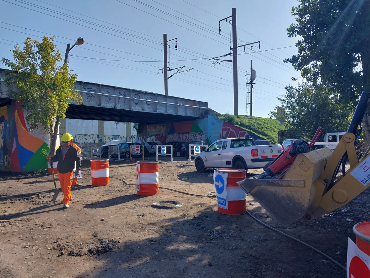 En el lugar se lleva adelante una obra hídrica.