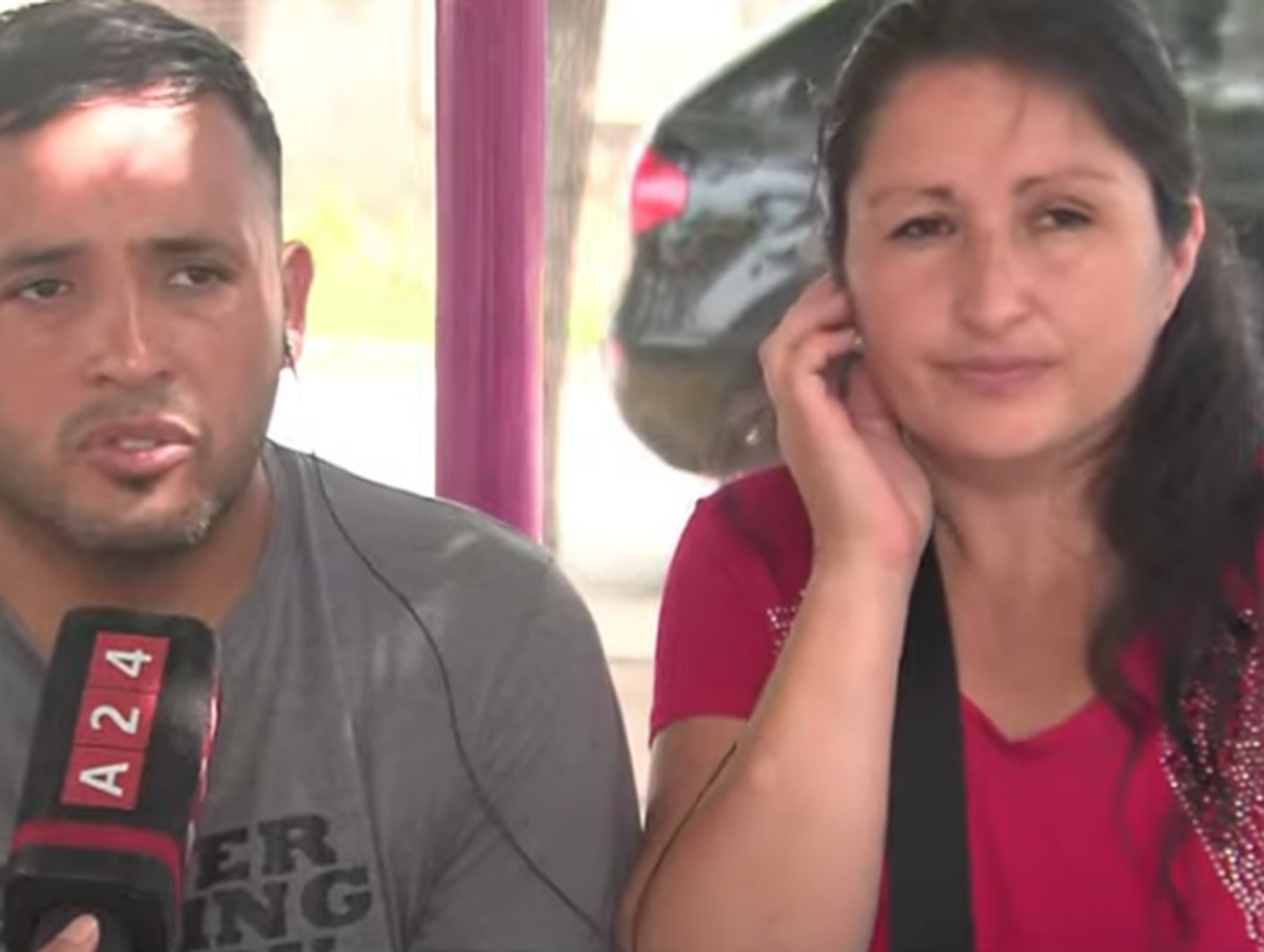 Alejandro y María, víctimas del robo que tuvo lugar en Ezeiza.