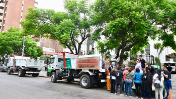 El Municipio de Esteban Echeverría realizó una colecta para colaborar con la población de Bahía Blanca