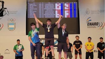 Gran desempeño de Almirante Brown en el Campeonato Nacional de Levantamiento Pesas en el CENARD