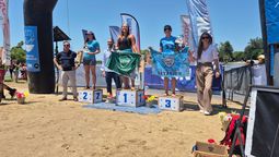 atleta de banfield se subio al podio en carrera de aguas abiertas en gualeguaychu: el esfuerzo vale la pena