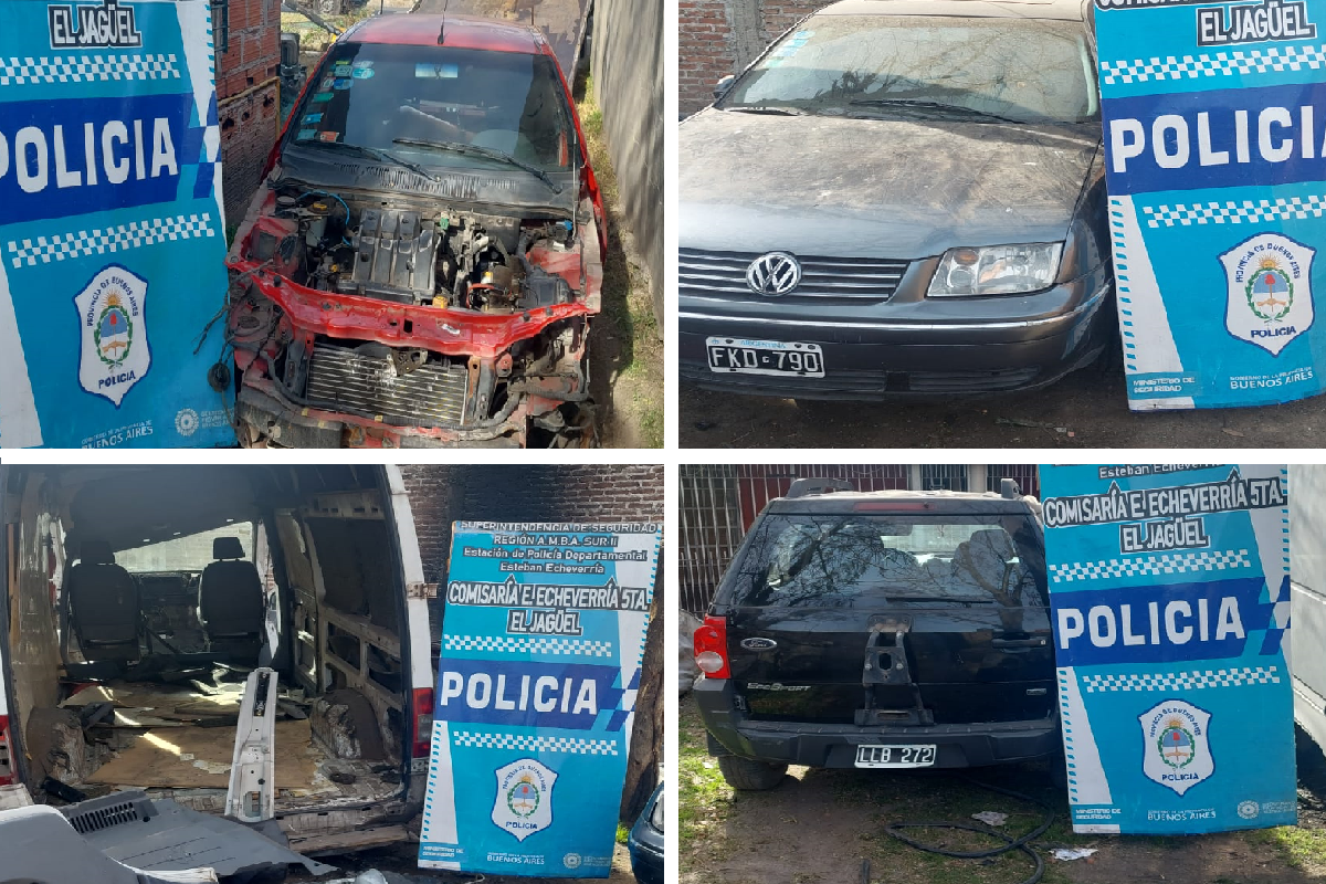 Allanamiento en El Jagüel: un detenido acusado de robo de autos y venta de autopartes