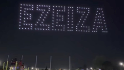 ezeiza celebro su 30° aniversario con un show de drones