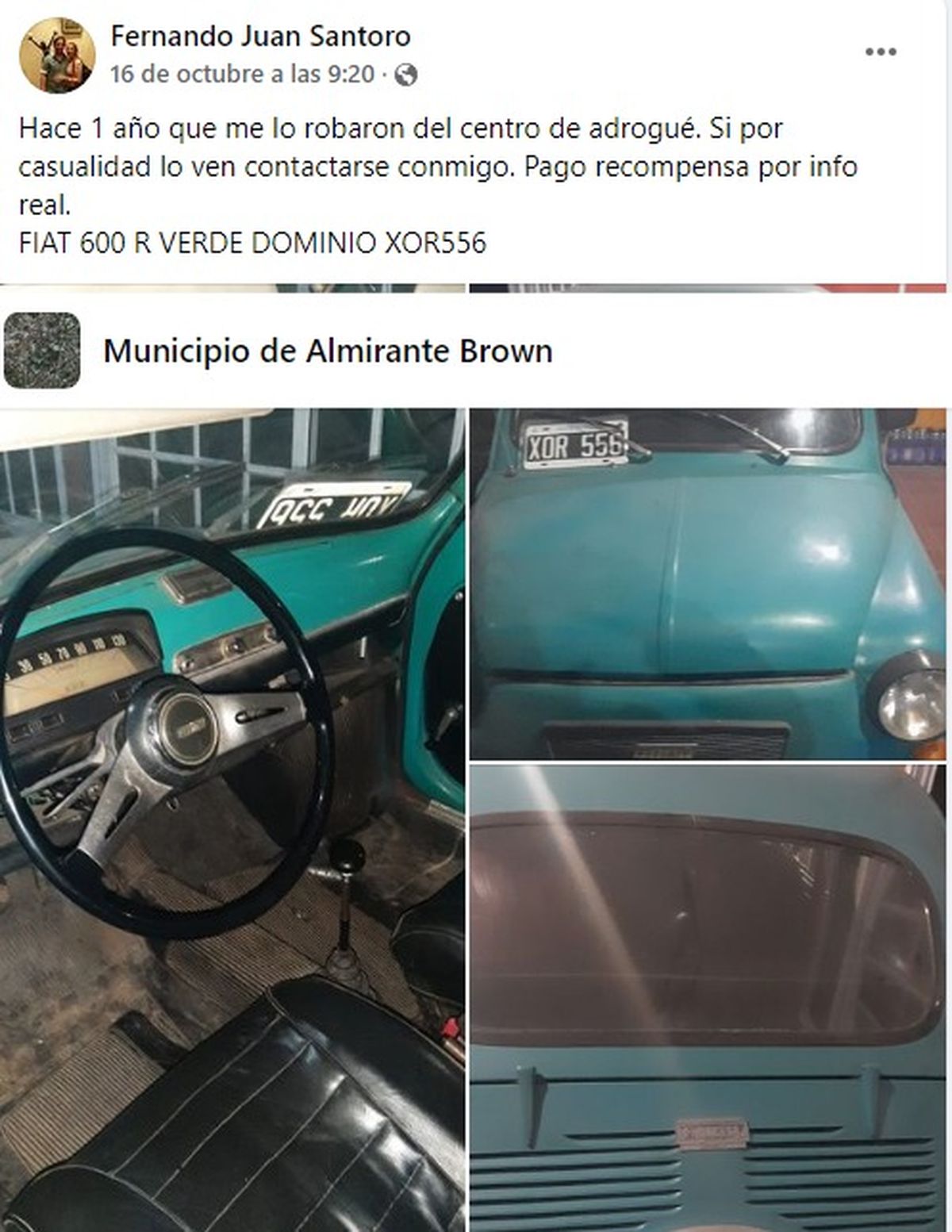 Un vecino busca su 
