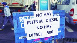 Escasez de gasoil repercute en las empresas de San Vicente. 