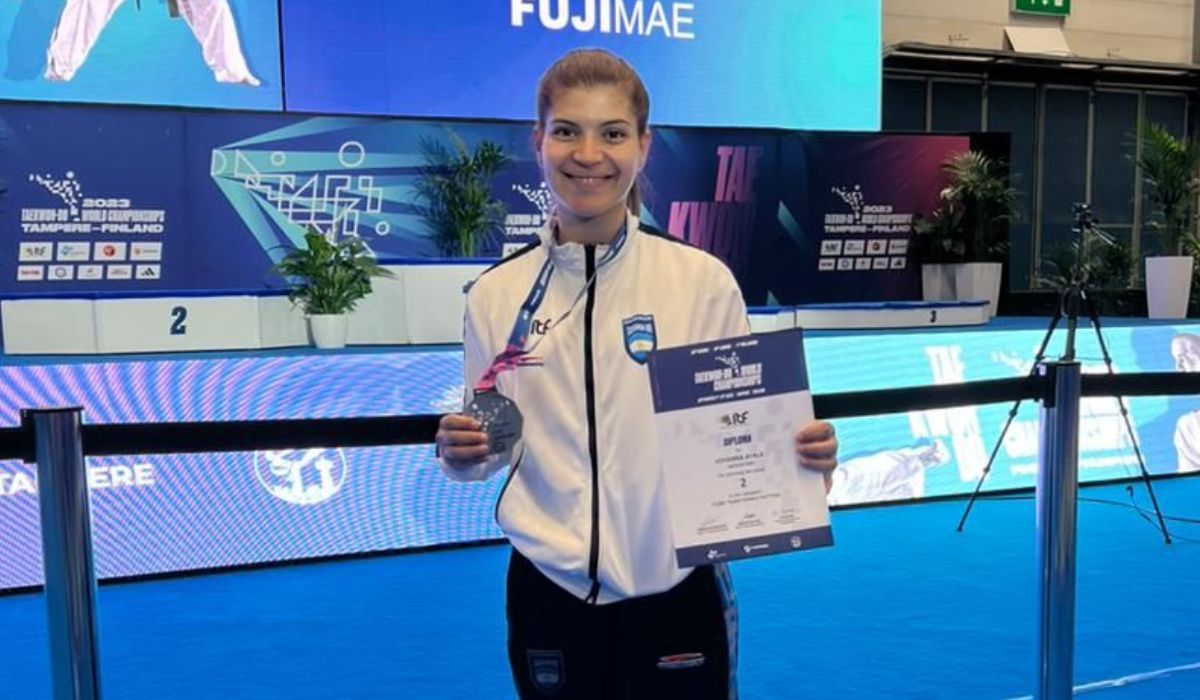 Una joven de Ezeiza obtuvo el segundo puesto en el Mundial de Taekwondo en Finlandia
