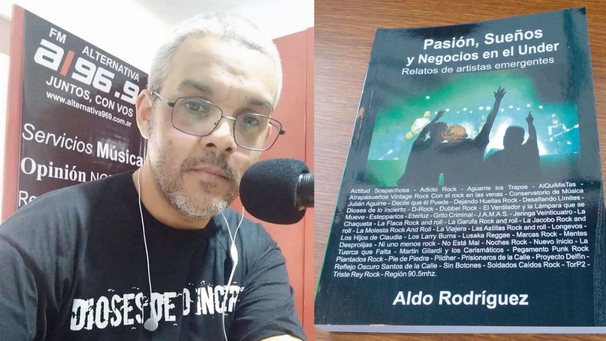 Un vecino de Monte Grande escribió un libro con las historias de las bandas  de rock de la región