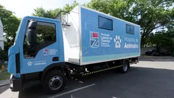 lomas: realizan controles con el hospital veterinario movil en ingeniero budge
